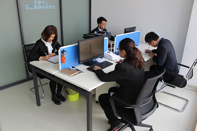 銀豐國際化形象辦公區